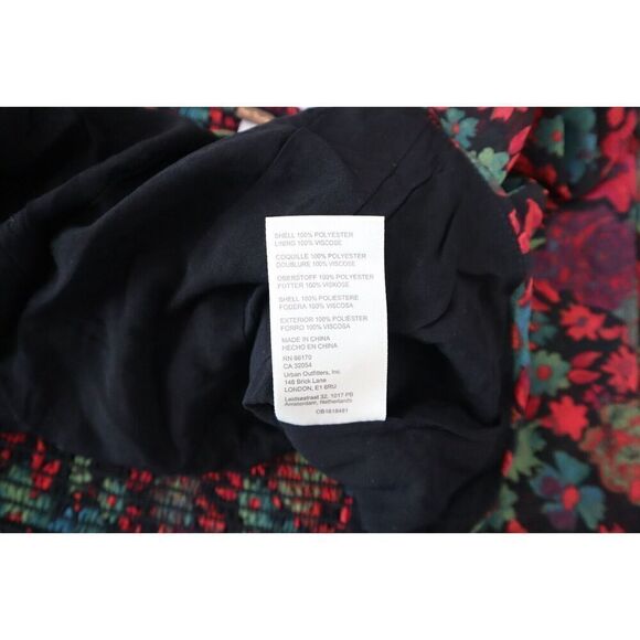 Free People OB1618481 Women's Sz S Black Combo Floral Print Oh Lala Top - Picture 4 of 6